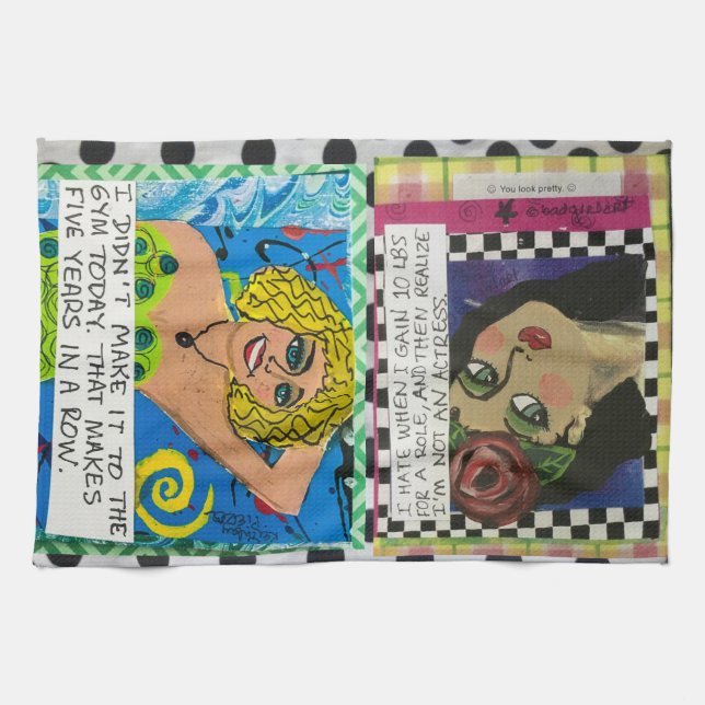 Dish towel- tea towel (Horizontal)