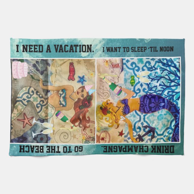 Dish towel- tea towel (Horizontal)