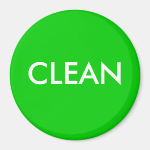 Dish Washer Magnet - CLEAN