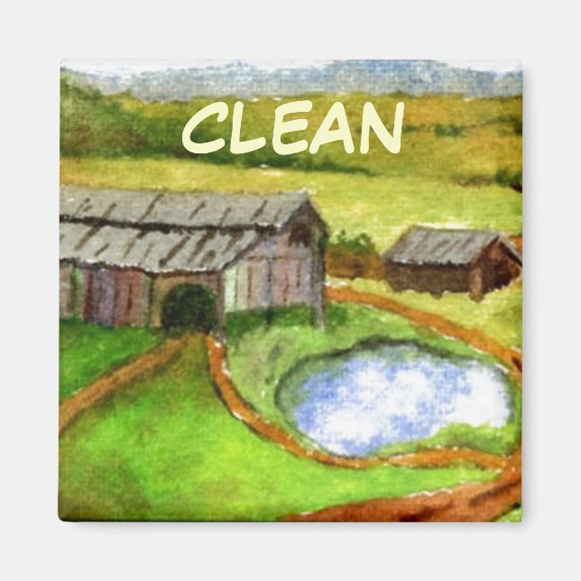 Dish Washer Status Magnet (Front)