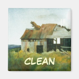 Dish Washer Status Magnet