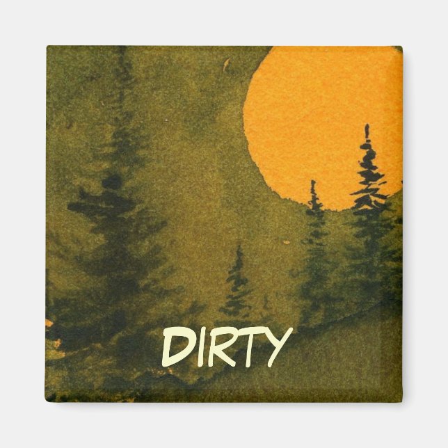 Dish Washer Status Magnet (Front)