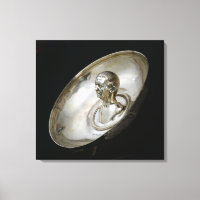Dish with the bust of a man inside