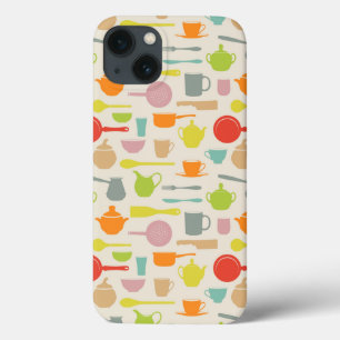 Dishes Pattern iPhone 13 Case