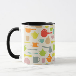 Dishes Pattern Mug