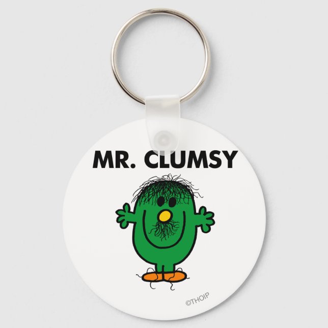 Dishevelled Mr. Clumsy Key Ring (Front)