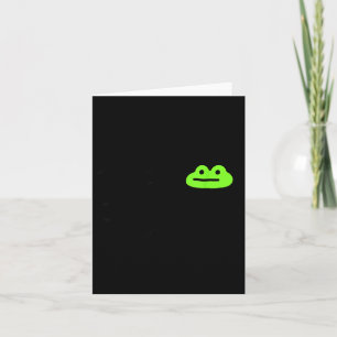 Dishonest Frog Behave No Frog Funny Cute Frog Love Card