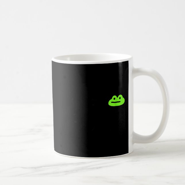 Dishonest Frog Behave No Frog Funny Cute Frog Love Coffee Mug (Right)