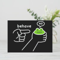 Dishonest Frog Frog Meme Behave No Cartoon 