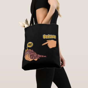 Dishonest Frog Funny Frog Meme Behave No Cartoon  Tote Bag