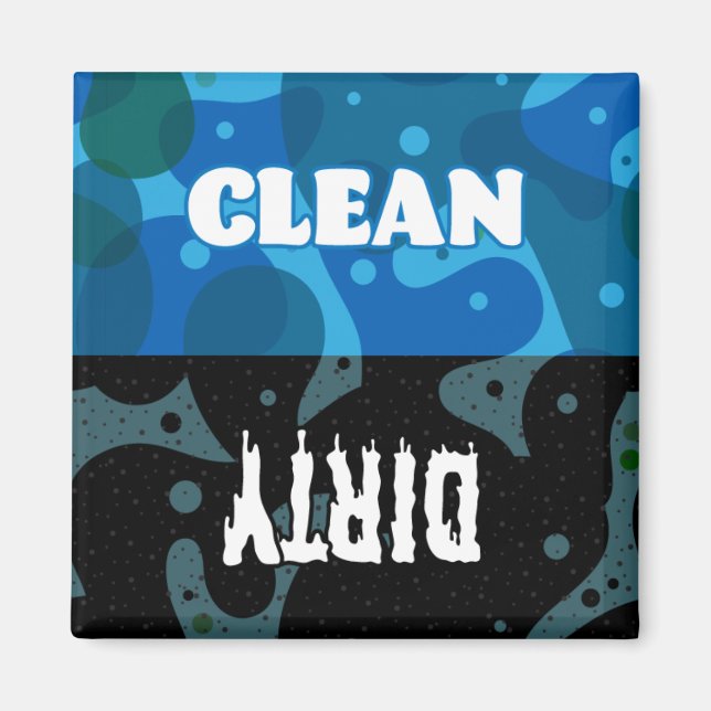 Dishwasher Clean or Dirty Magnet (Front)