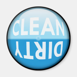 Dishwasher Clean or Dirty Sign Magnet