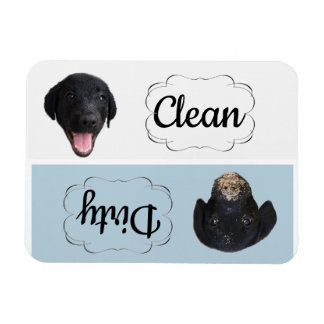 Dishwasher Magnet Black Lab-Clean/Dirty
