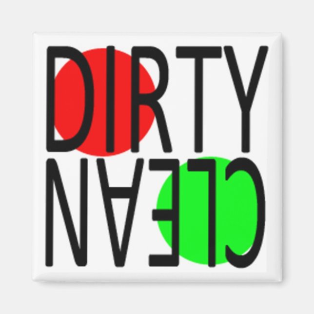 DISHWASHER MAGNET:  CIRCLES MAGNET (Front)