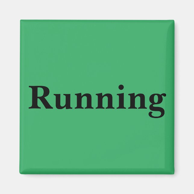 Dishwasher magnet - running (Front)