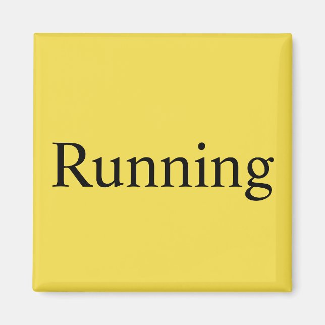 Dishwasher Magnet "Running" (Front)