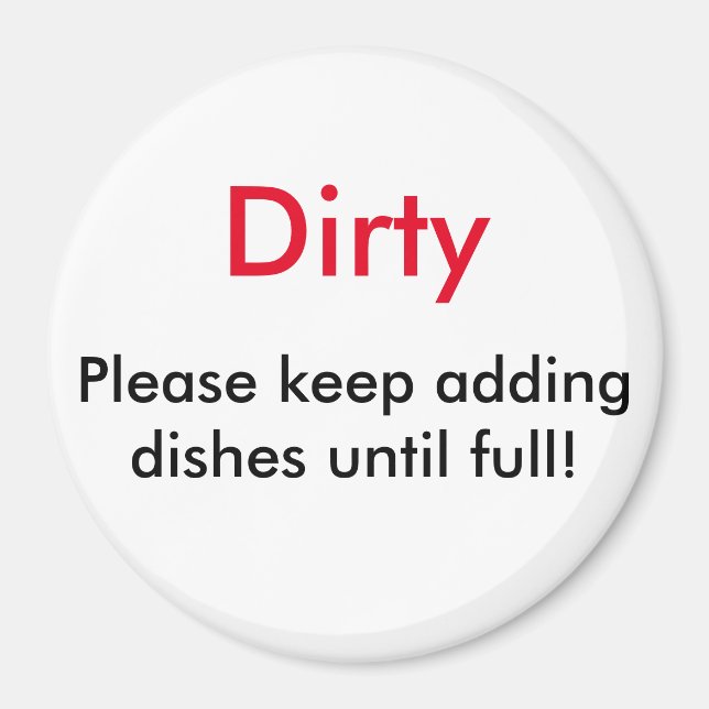Dishwasher Magnets Dirty (Front)