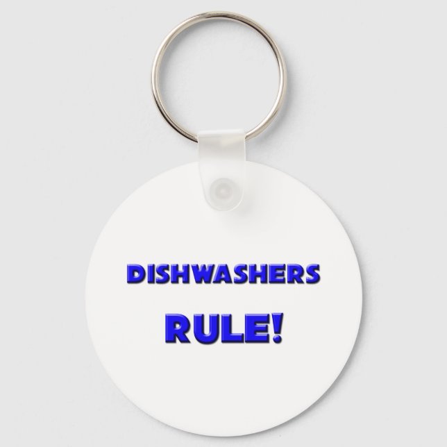 Dishwashers Rule! Key Ring (Front)