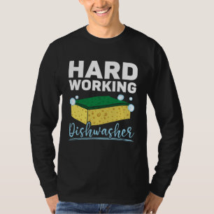 Dishwashing Job Profession Restaurant Employee Dis T-Shirt