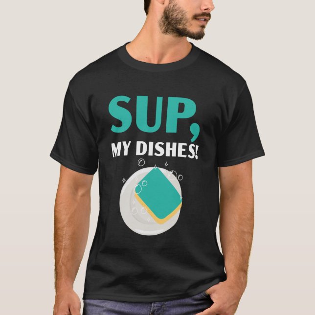 Dishwashing Job Profession Restaurant Employee Dis T-Shirt (Front)