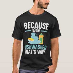 Dishwashing Job Profession Restaurant Employee Dis T-Shirt