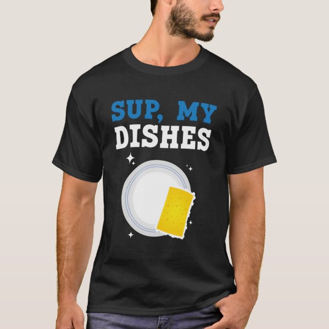 Dishwashing Job Profession Restaurant Employee Dis T-Shirt (Front)
