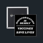 Disinformation is Deadly Button<br><div class="desc">Customise all of the text and colours</div>