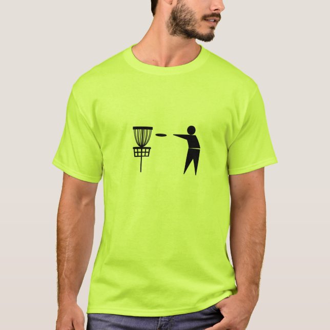 Disk Golf bin it (light tees) T-Shirt (Front)