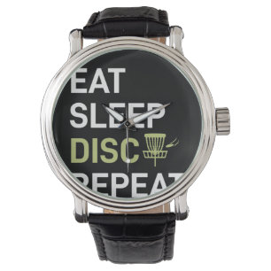 Disk Golf Player Eat Sleep Disc Golf Repeat Watch