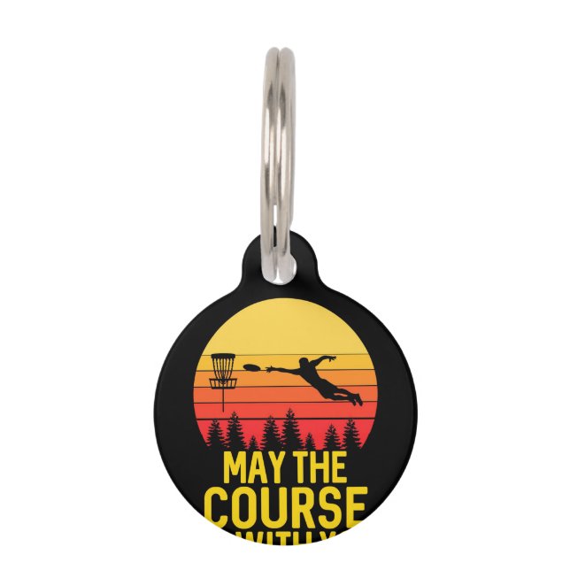 Disk Golf With You Pet Tag (Front)