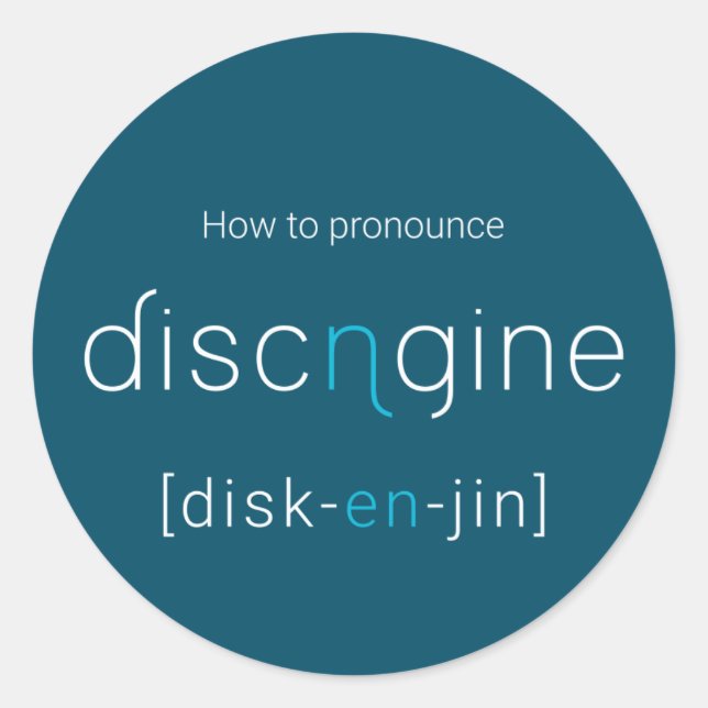 Disk-In-Jin Stickers (Front)