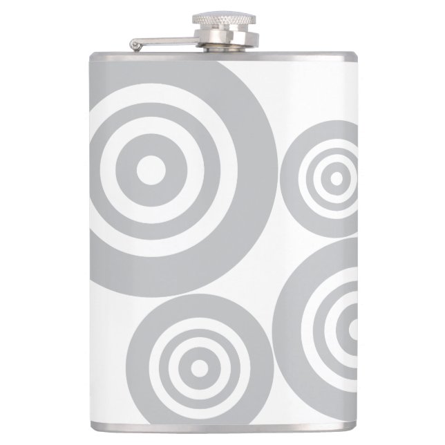 Disks Hip Flask (Front)