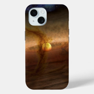 Disks Of Planet-Forming Material Circling Stars. iPhone 15 Case