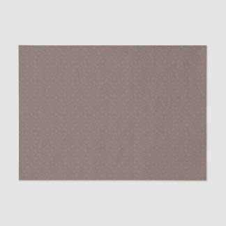 Dismal Mocha Mousse Calico Prairie Two-Tone Folk Tissue Paper