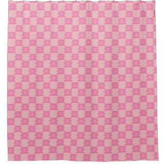 Dismal Pink Wild West Blanket Pattern Soft Boho Shower Curtain