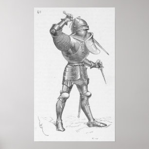 Dismounted Knight Poster