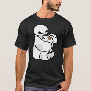 Disney Big Hero 6 Baymax Cat Cute Portrait T-Shirt