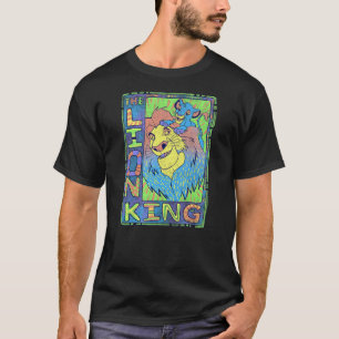 Disney Lion King Retro Colorful Simba Mufasa Graph T-Shirt