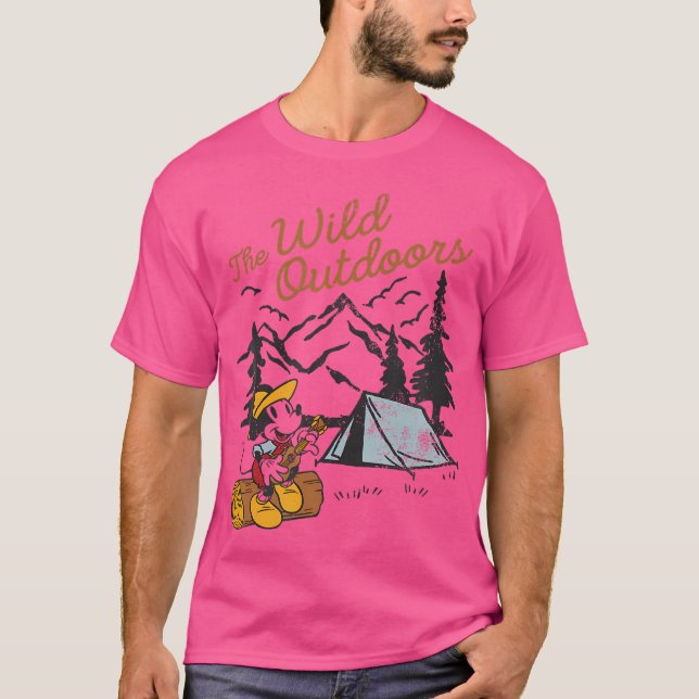Disney Mickey And Friends The Wild Outdoors Mickey T-Shirt (Front)