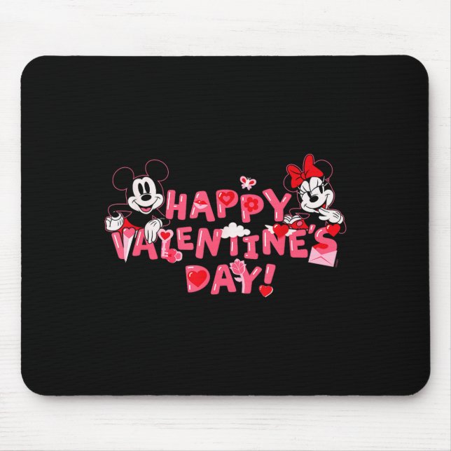 Disney Mickey Mouse And Minnie Mouse Happy Valenti Pad (Front)