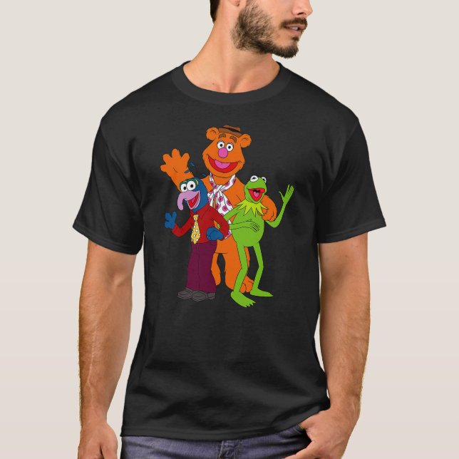 Disney Muppets Trio Kermit, Gonzo, & Fozzie Bear T-Shirt (Front)