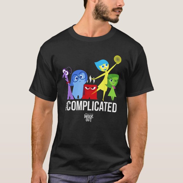 Disney Pixar Inside Out Complicated Emotions Group T-Shirt (Front)
