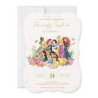 Disney Princess Gold Floral Birthday