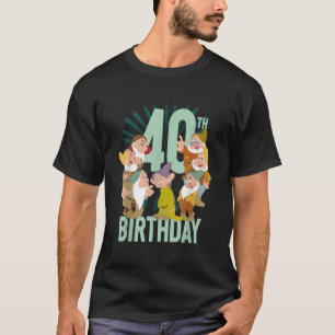 Disney Snow White Dwarfs Group Shot 40th Birthday T-Shirt