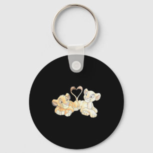 Disney The Lion King Simba And Nala Hearts Valenti Key Ring