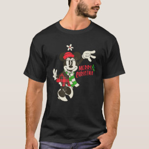 Disney Vintage Minnie Mouse Christmas T-Shirt