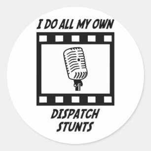 Dispatch Stunts Classic Round Sticker