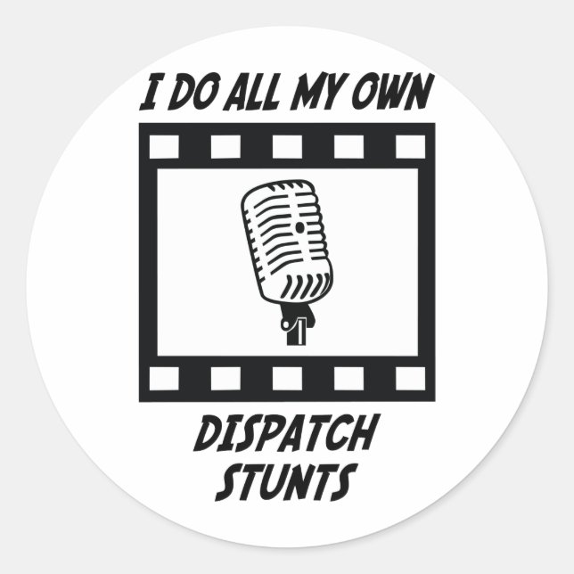 Dispatch Stunts Classic Round Sticker (Front)