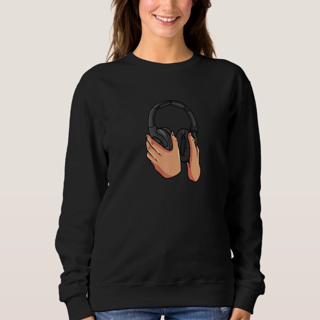 Dispatcher  911 Operator Thin Gold Yellow Line Dis Sweatshirt (Front)