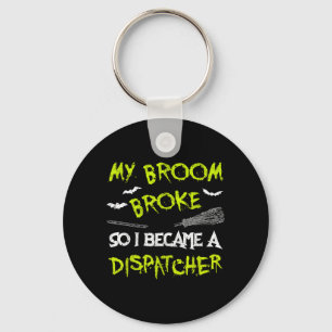 Dispatcher Halloween Costume Shirt Funny Easy Lazy Key Ring